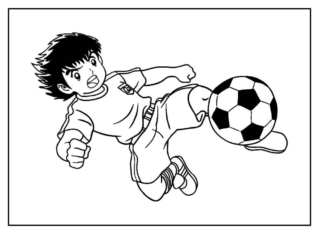 desenhos de super campeoes para colorir 11