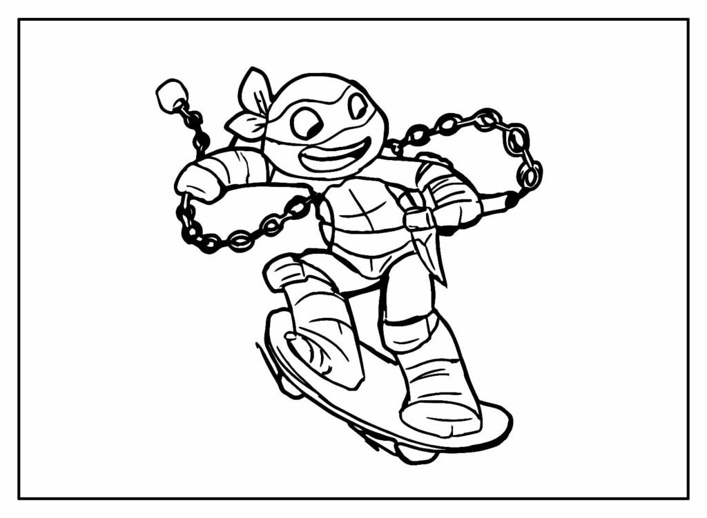 desenhos de tartarugas ninjas para colorir 13