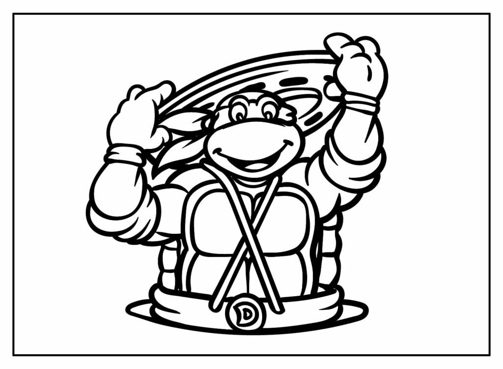 desenhos de tartarugas ninjas para colorir 3