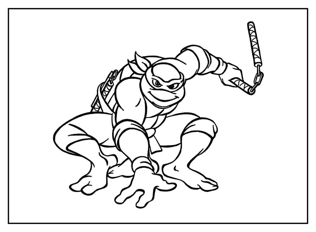 desenhos de tartarugas ninjas para colorir 33