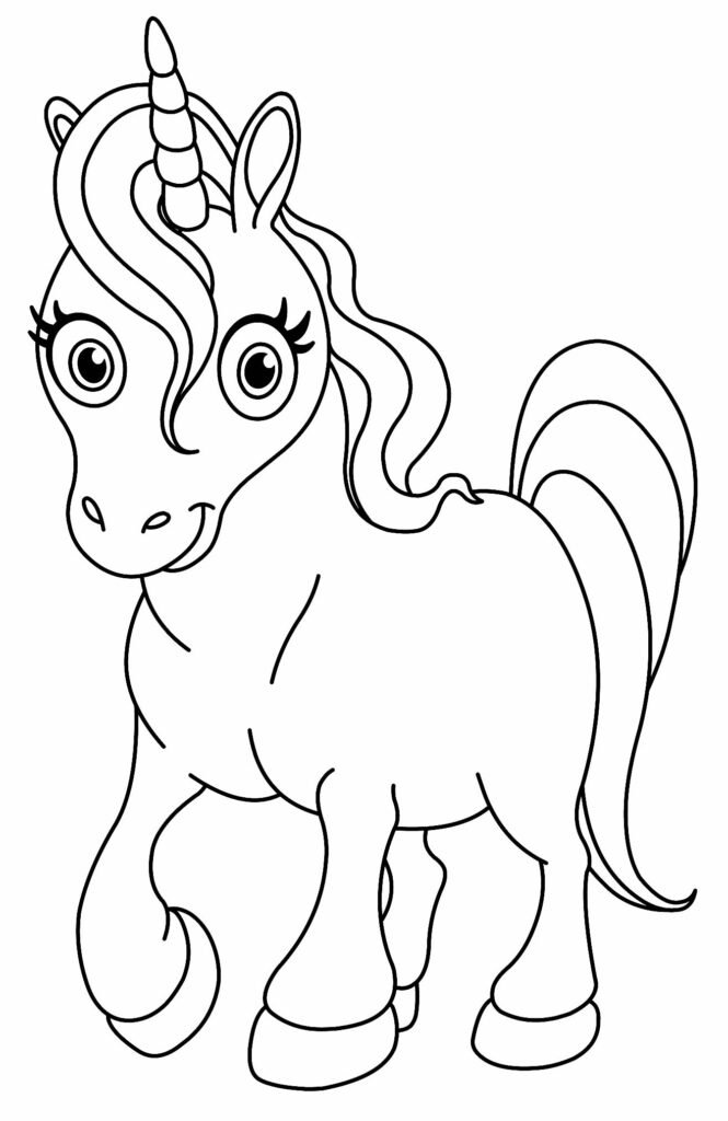 desenhos de unicornio para colorir 10