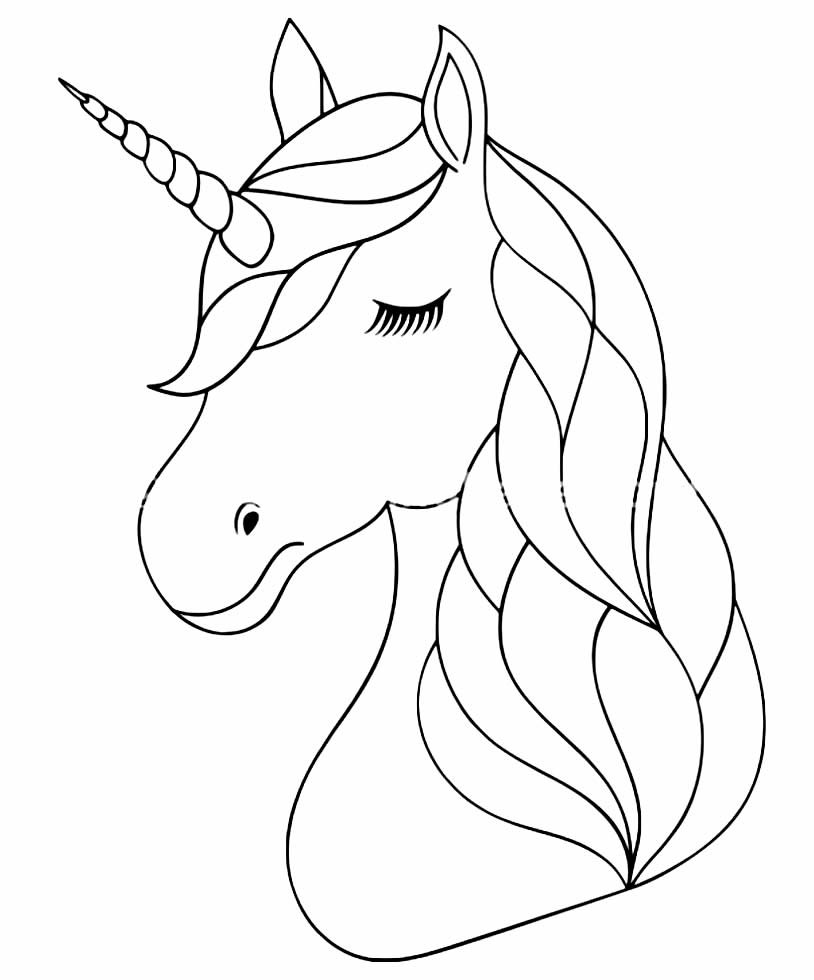 desenhos de unicornio para colorir 4