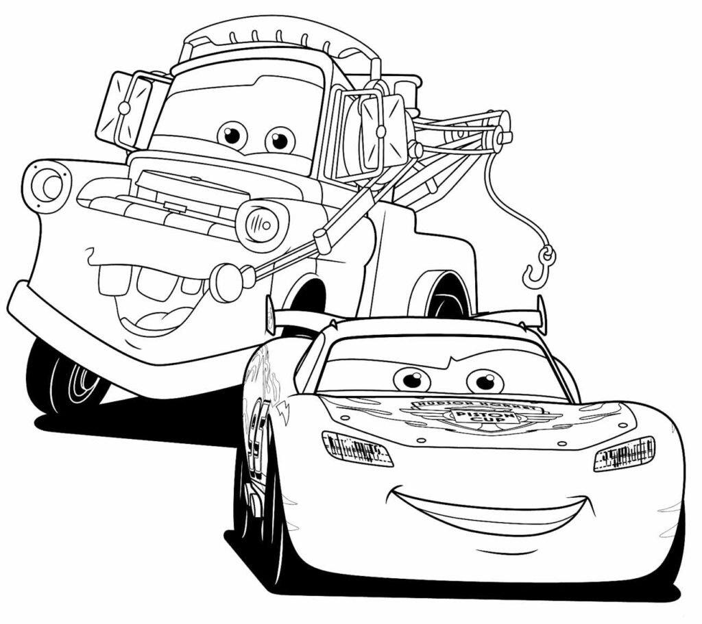 desenhos do filme carros para colorir 3