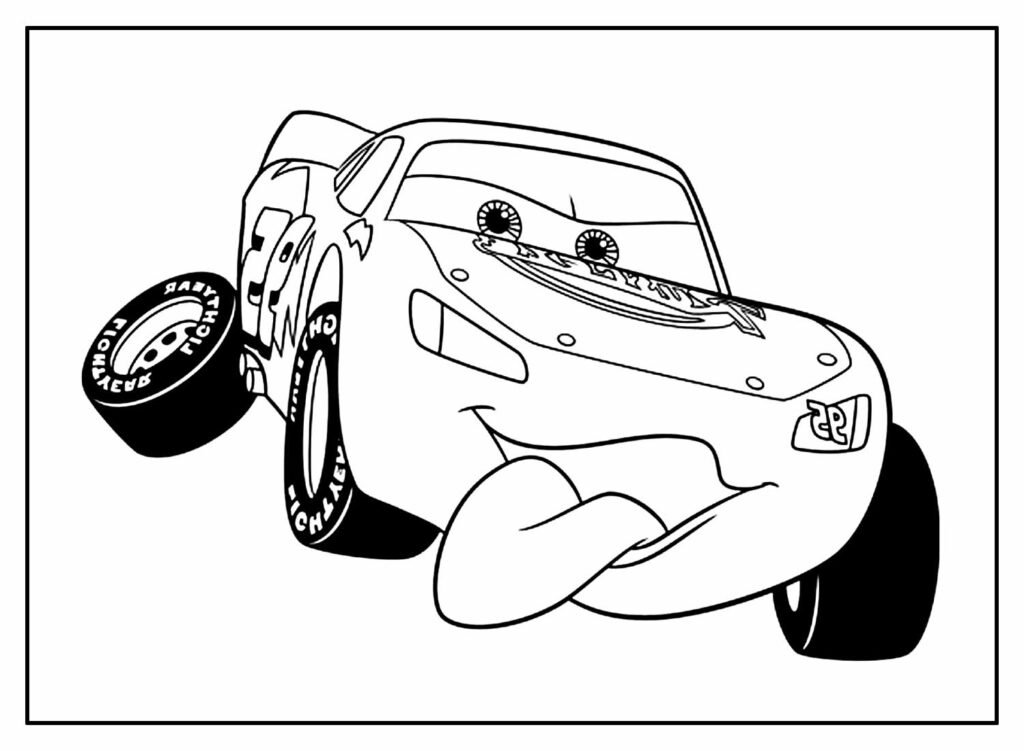 desenhos do filme carros para colorir 6