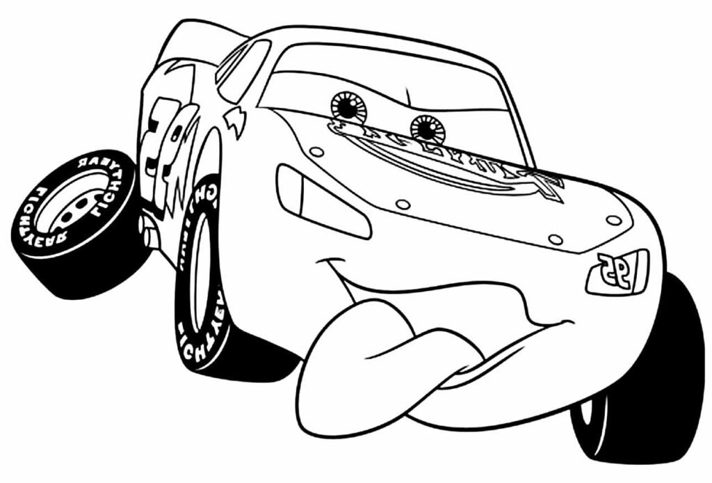 desenhos do filme carros para colorir 7
