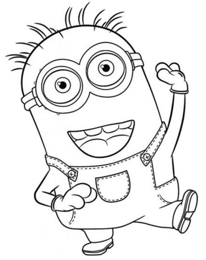 desenhos dos minions para colorir 2