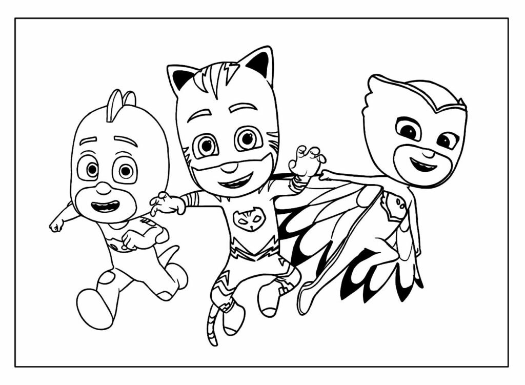 desenhos para colorir pj masks 10