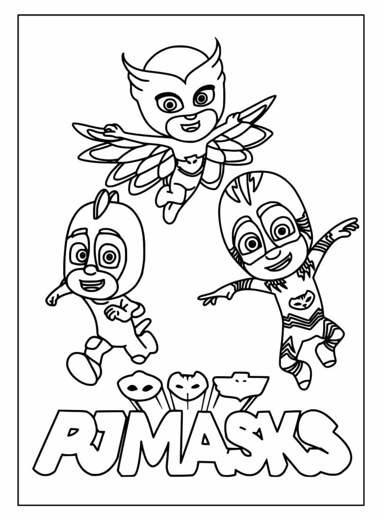 desenhos para colorir pj masks 18