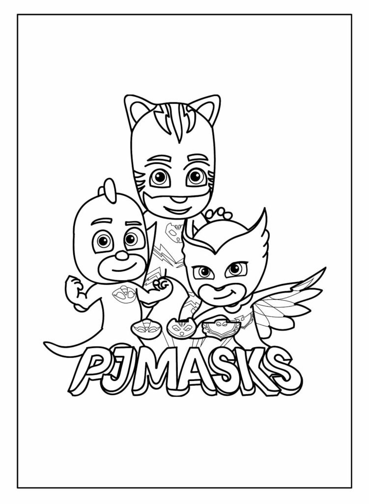 desenhos para colorir pj masks 24