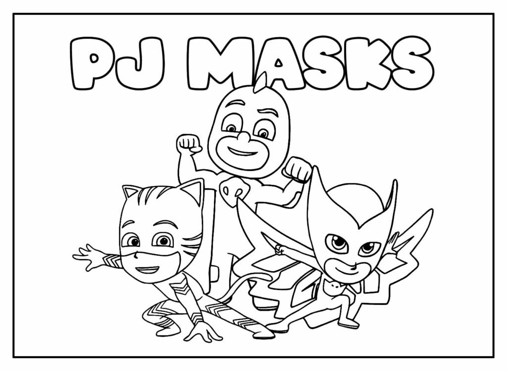 desenhos para colorir pj masks 50