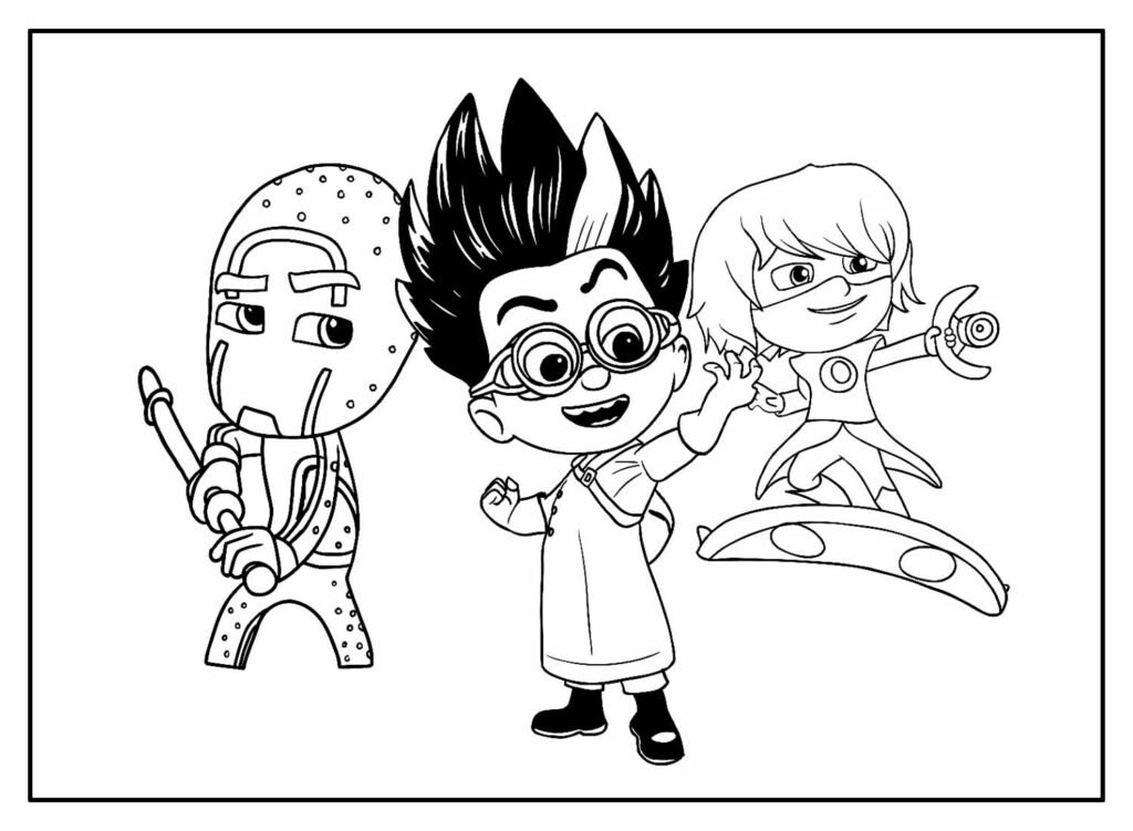 desenhos para colorir pj masks 57