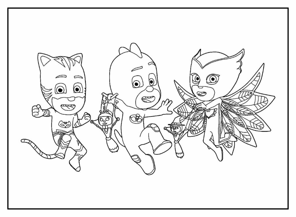 desenhos para colorir pj masks 58