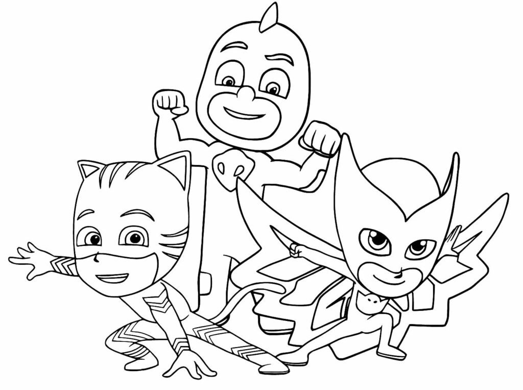 desenhos para colorir pj masks 59