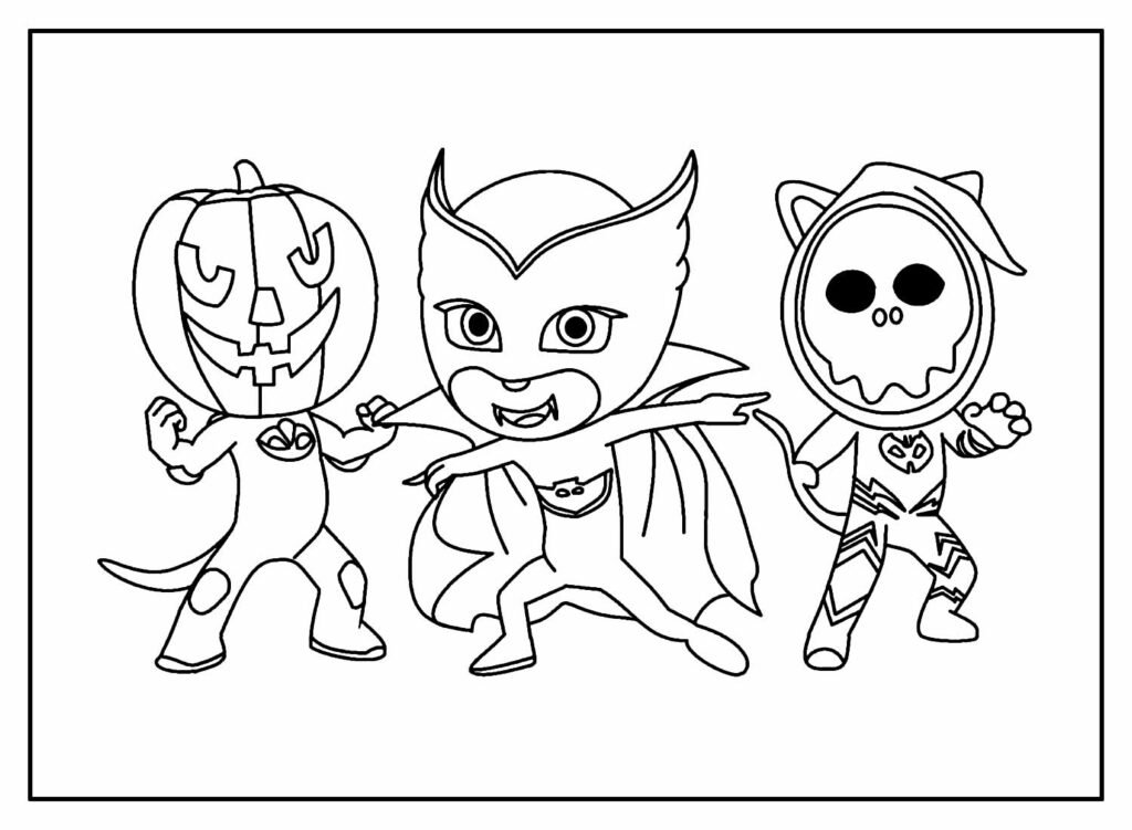 desenhos para colorir pj masks 62