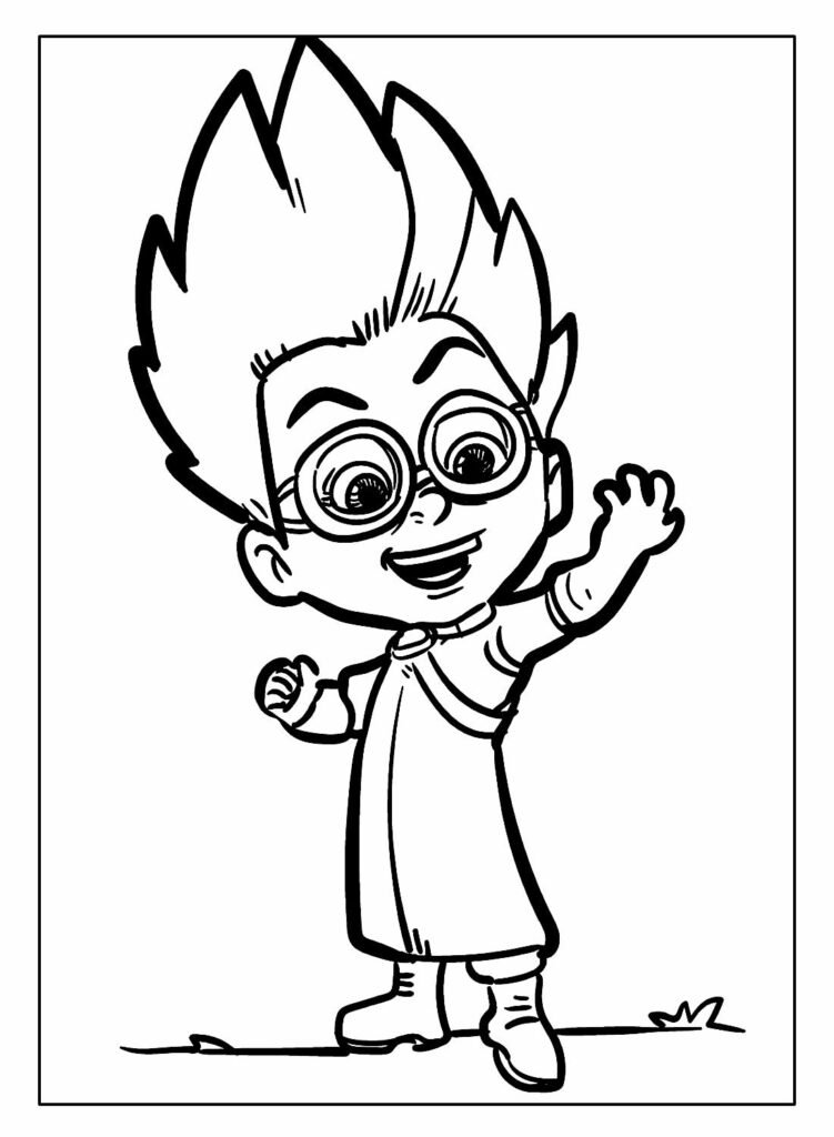 desenhos para colorir pj masks 8