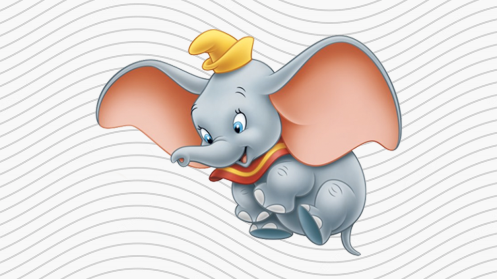 dumbo para colorir