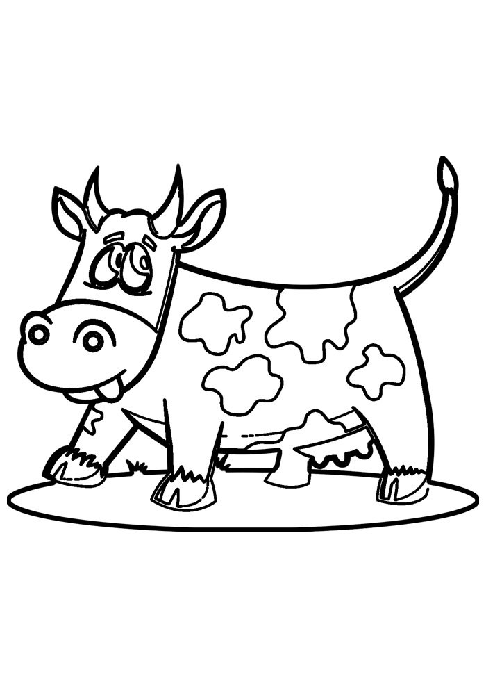 vaca para colorir 22