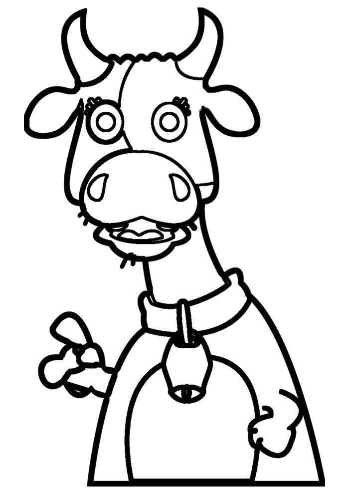 vaca para colorir 24