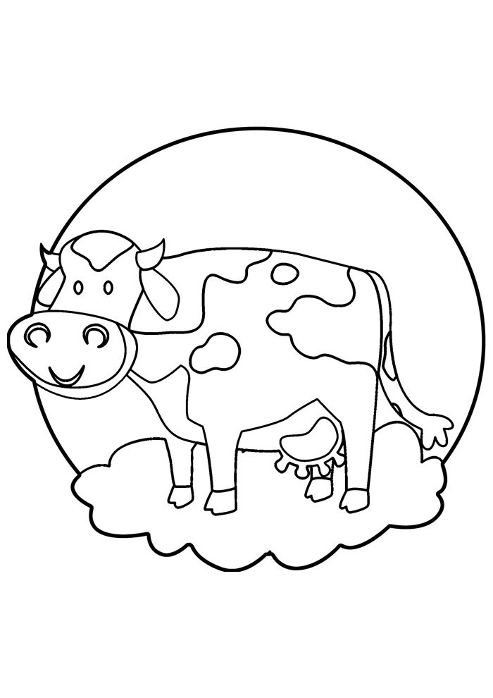 vaca para colorir 33