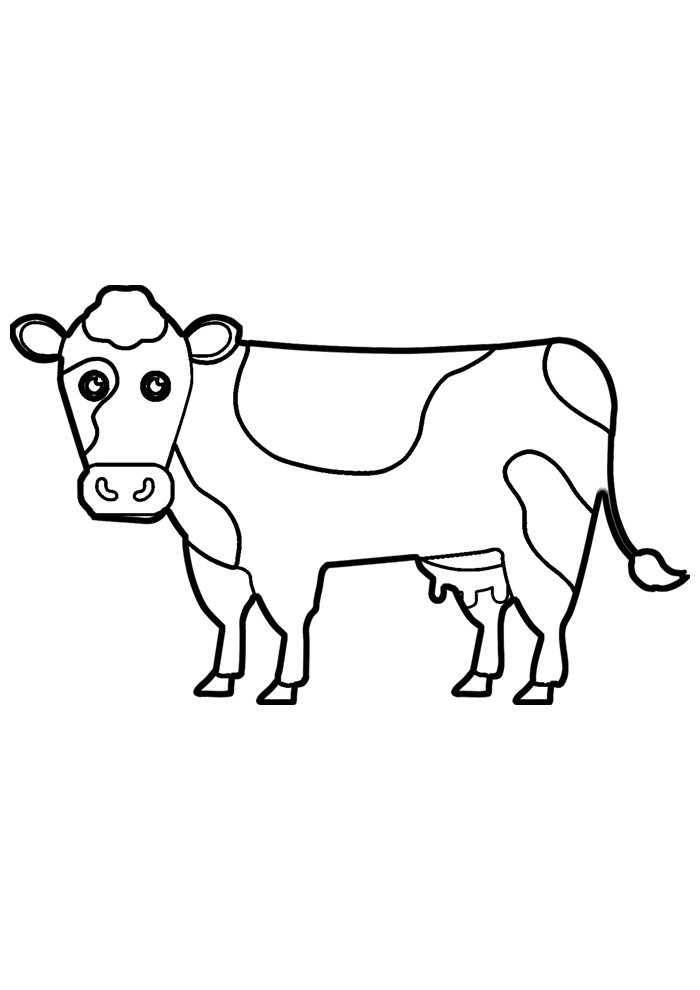 vaca para colorir 37