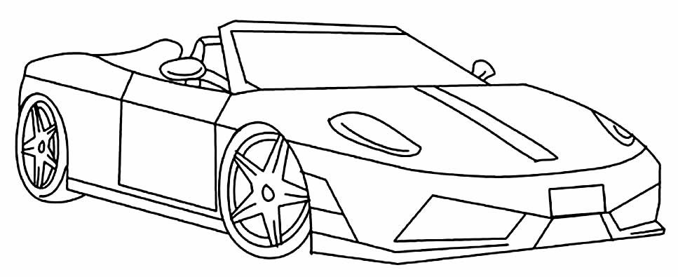 desenho de ferrari 2