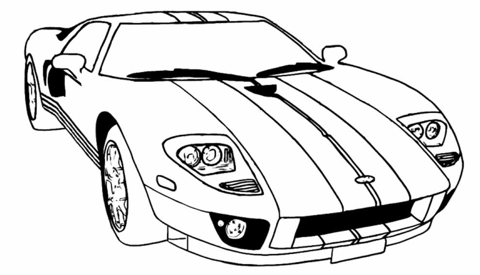 desenho de ferrari para colorir 2