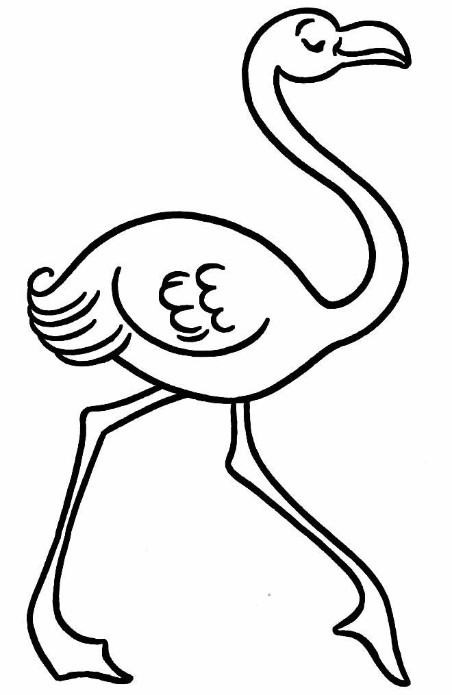 desenho de flamingo para colorir 11