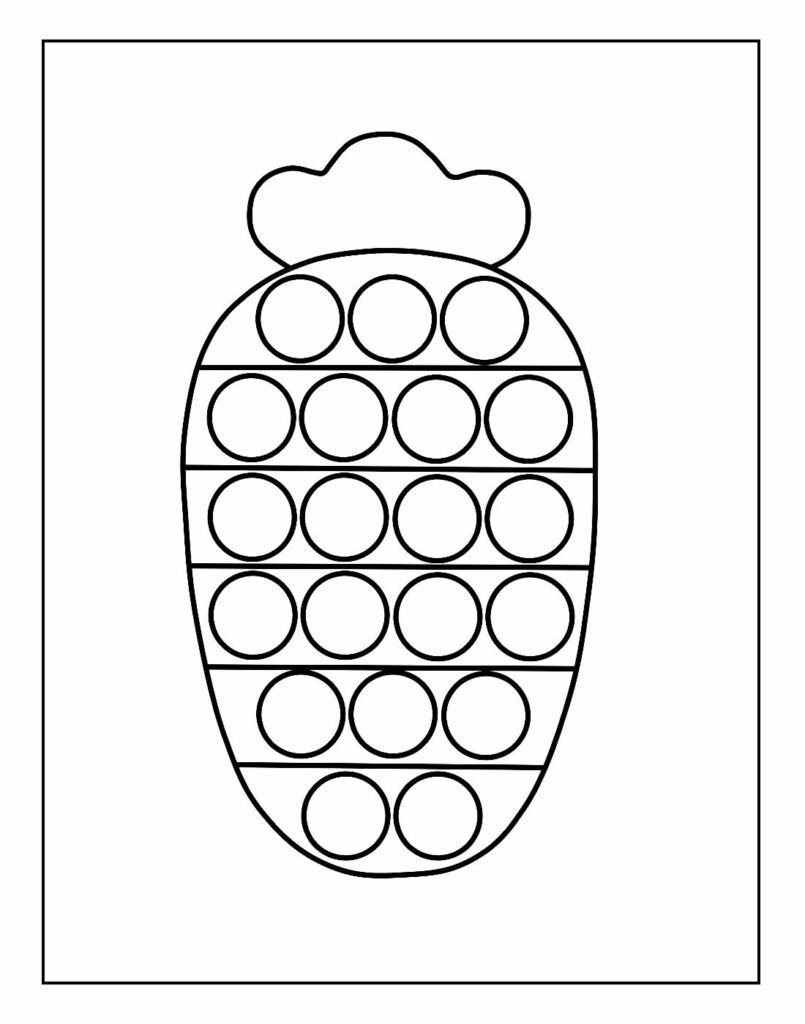 desenho de pop it para pintar e colorir 20