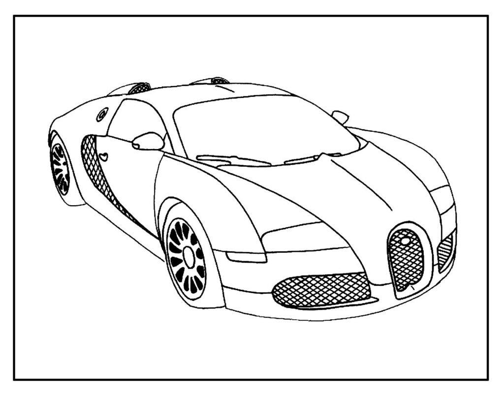 desenho lindo de ferrari 10