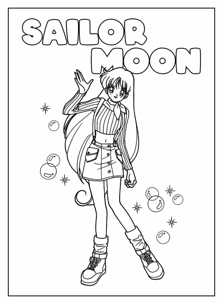 desenhos da sailor moon para colorir 23