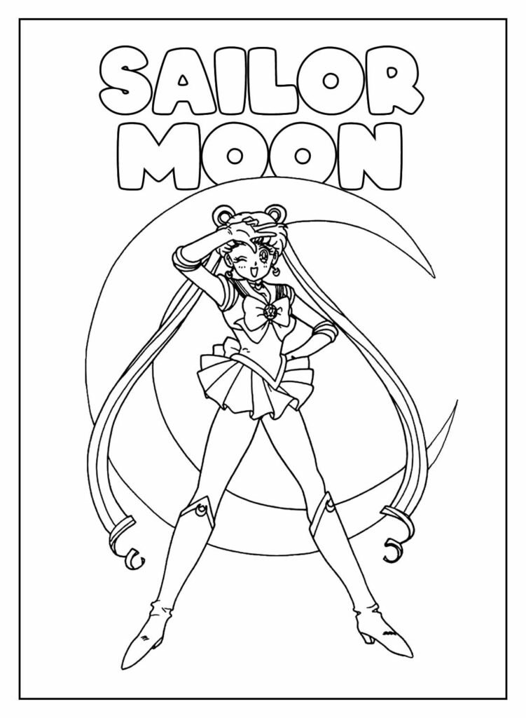 desenhos da sailor moon para colorir 27