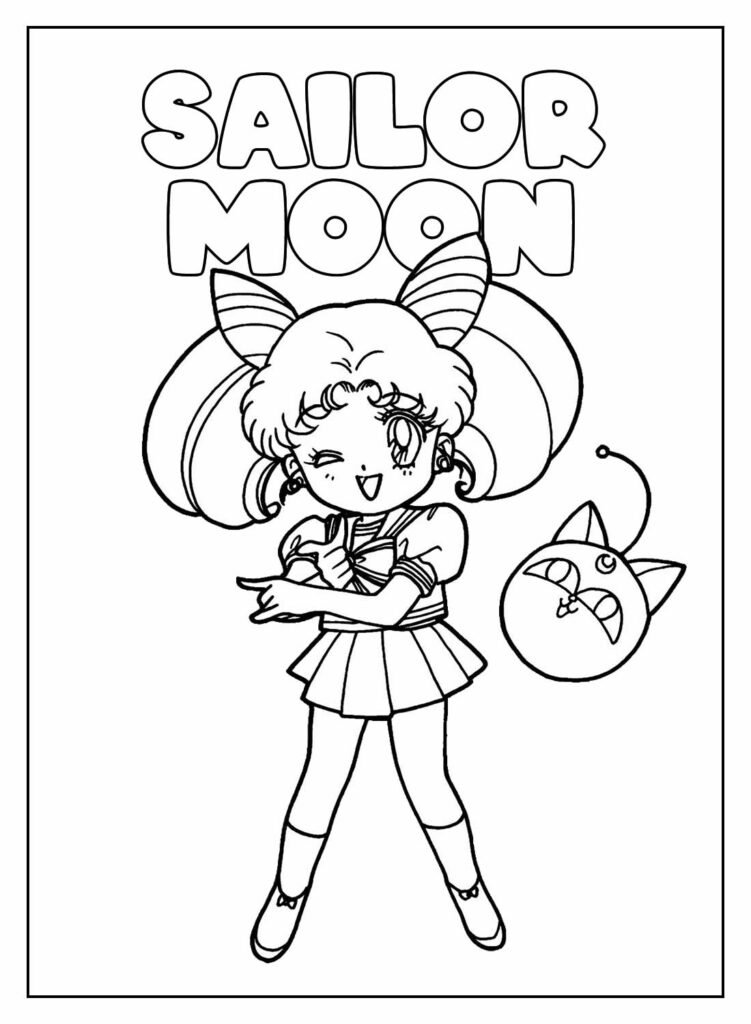 desenhos da sailor moon para colorir 47