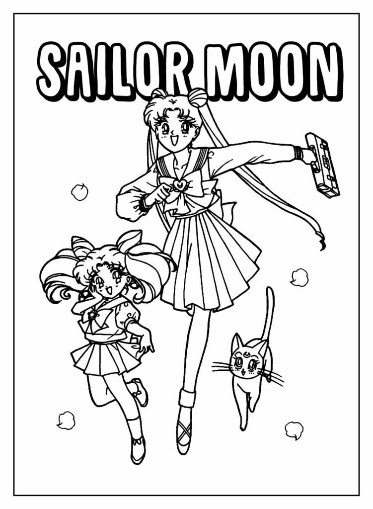 desenhos da sailor moon para colorir 7