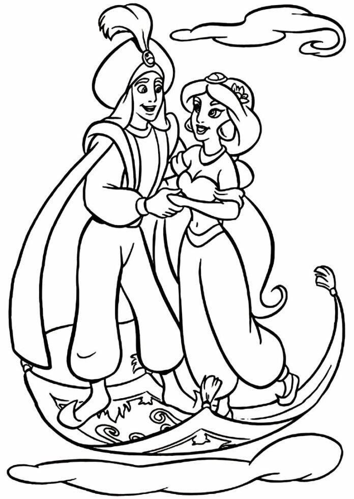 Desenhos Do Aladdin Para Colorir E Imprimir Aprender A Desenhar