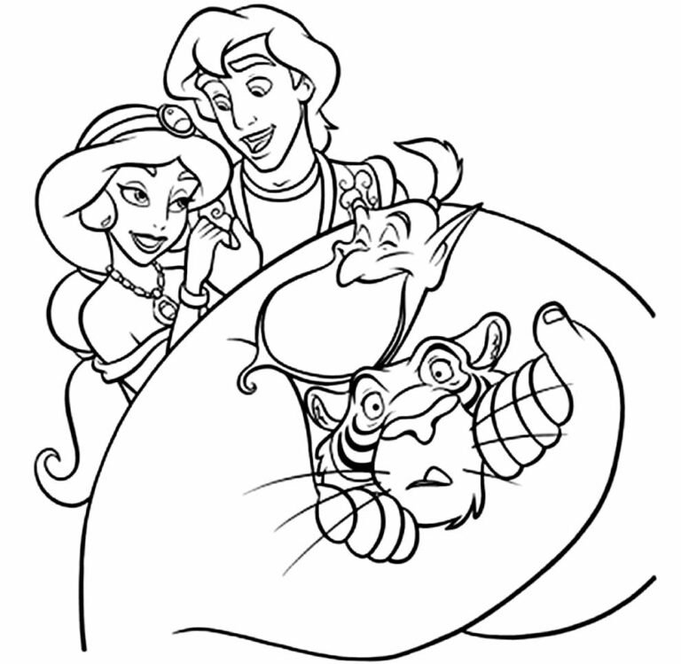 Desenhos Do Aladdin Para Colorir E Imprimir Aprender A Desenhar