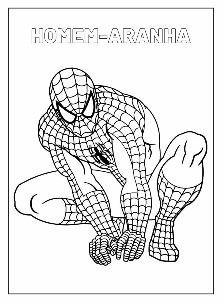 40 Desenhos do Homem-Aranha para Colorir - Online Cursos Gratuitos  Lego  coloring pages, Spiderman coloring, Superhero coloring pages