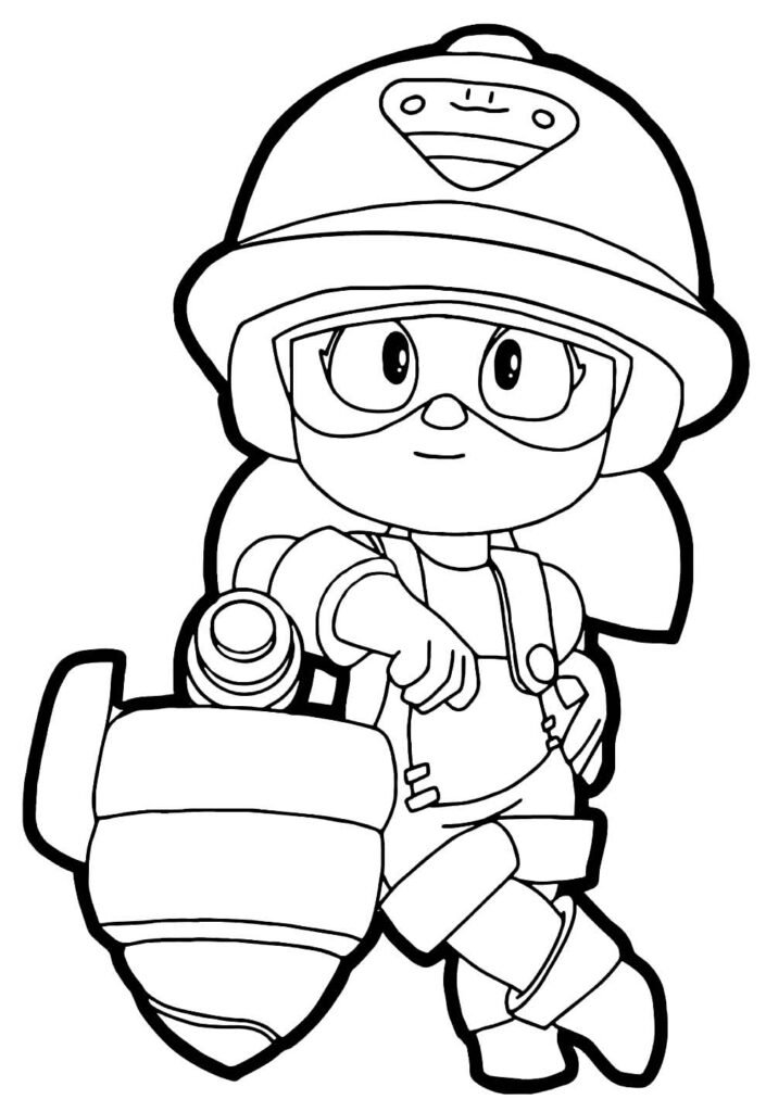 Desenho Brawl Stars para colorir