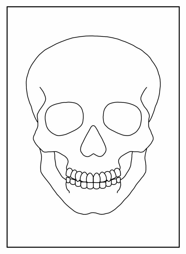 desenhos de caveira para colorir 24