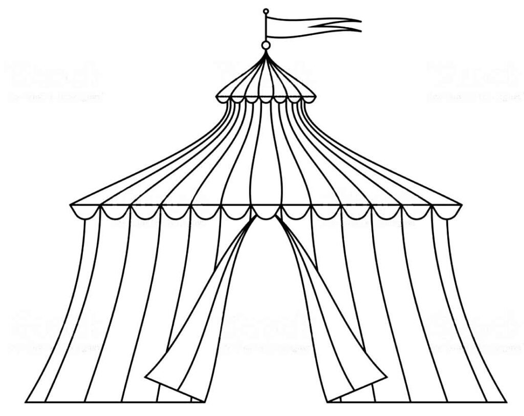 desenhos de circo para colorir 15