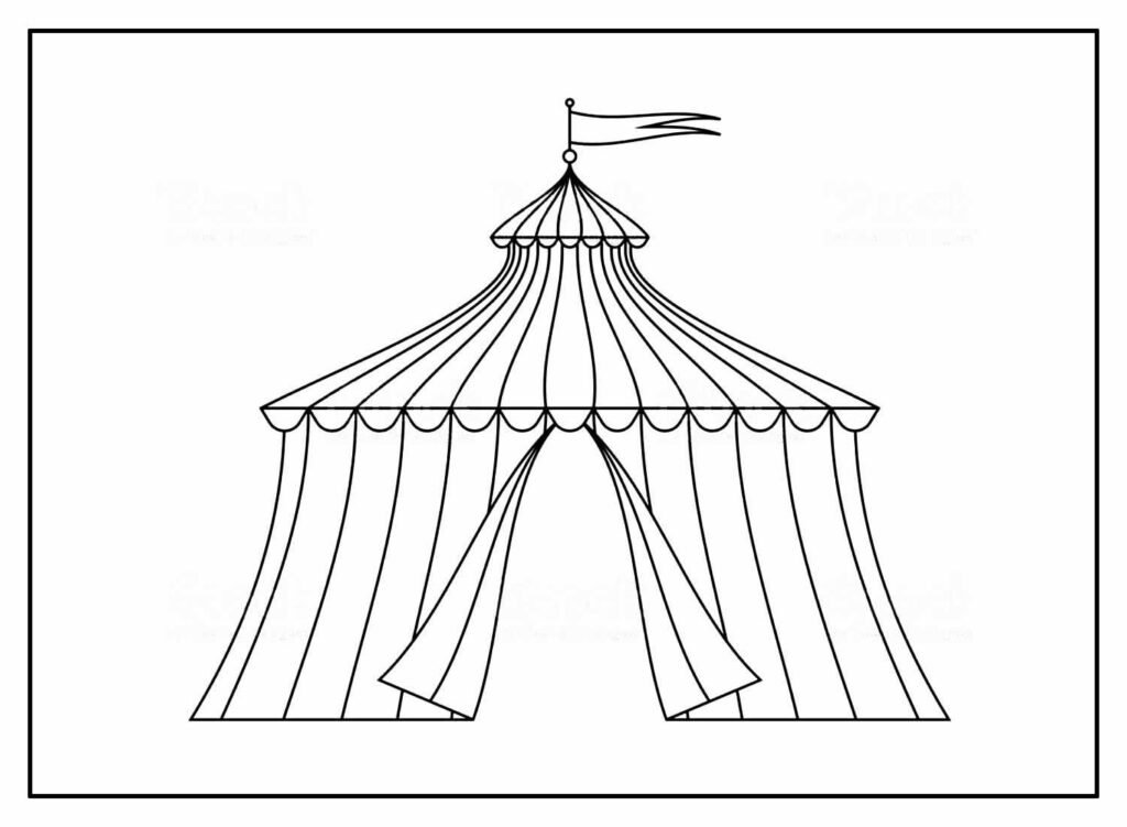 desenhos de circo para colorir 20