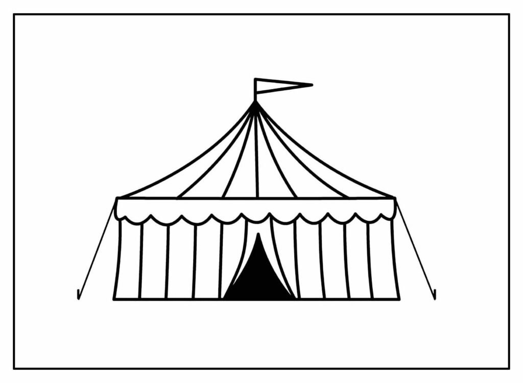 desenhos de circo para colorir 21