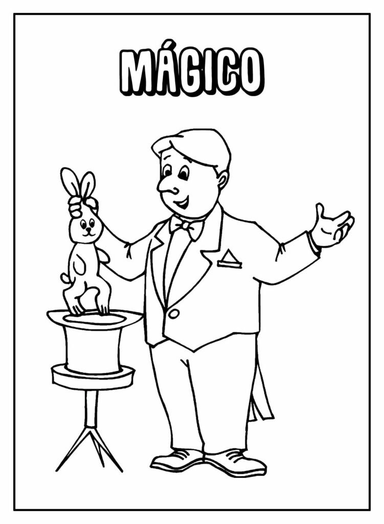 desenhos de circo para colorir 26