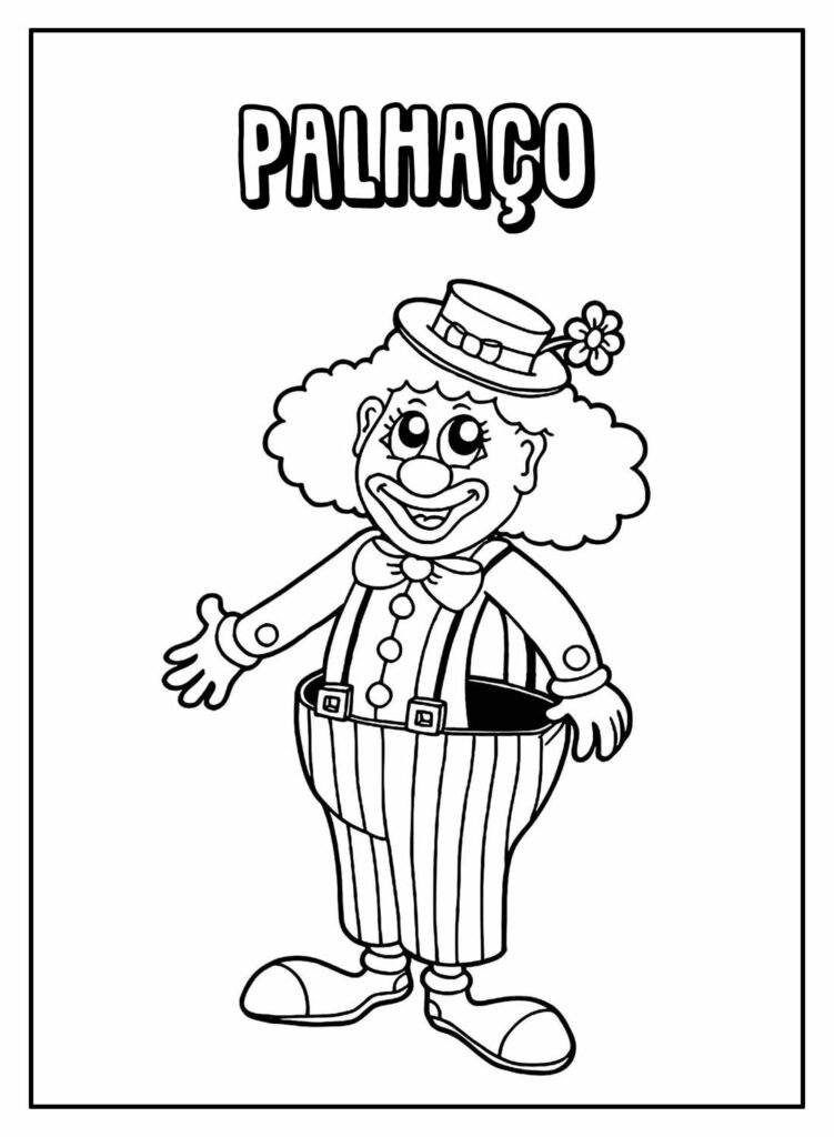 desenhos de circo para colorir 27