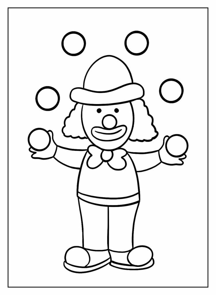 desenhos de circo para colorir 35