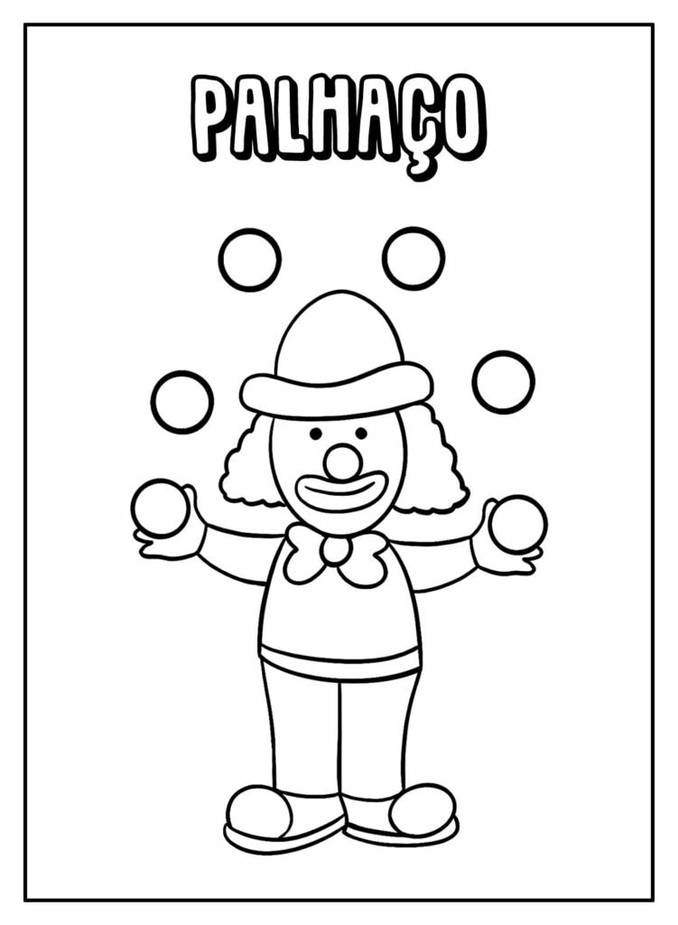 desenhos de circo para colorir 37