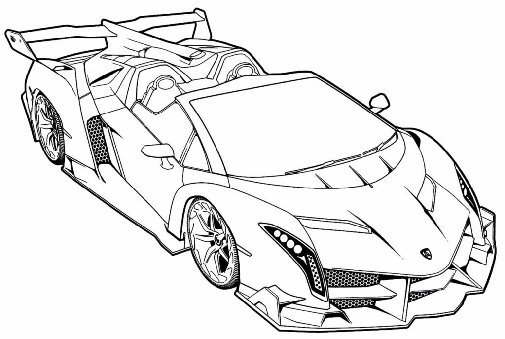 desenhos de ferrari para colorir 17