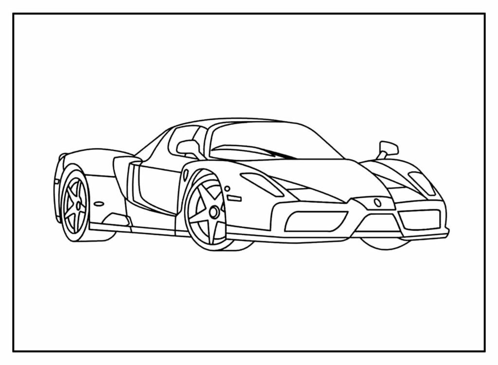 desenhos de ferrari para colorir 3 1