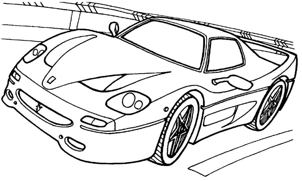 desenhos de ferrari para colorir 700