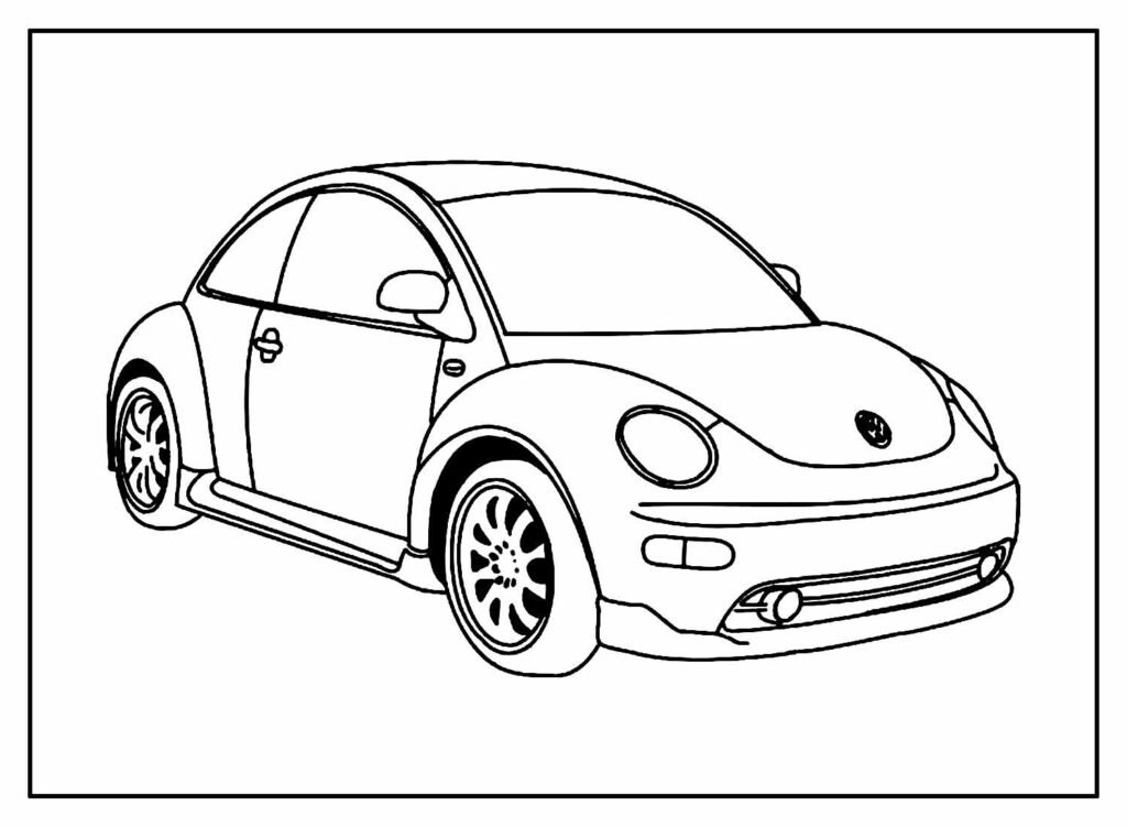 desenhos de fusca para colorir 12