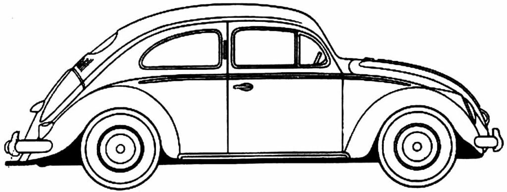 desenhos de fusca para colorir 16